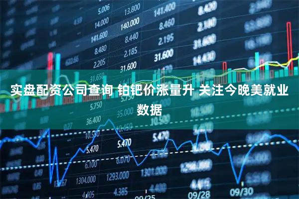 实盘配资公司查询 铂钯价涨量升 关注今晚美就业数据